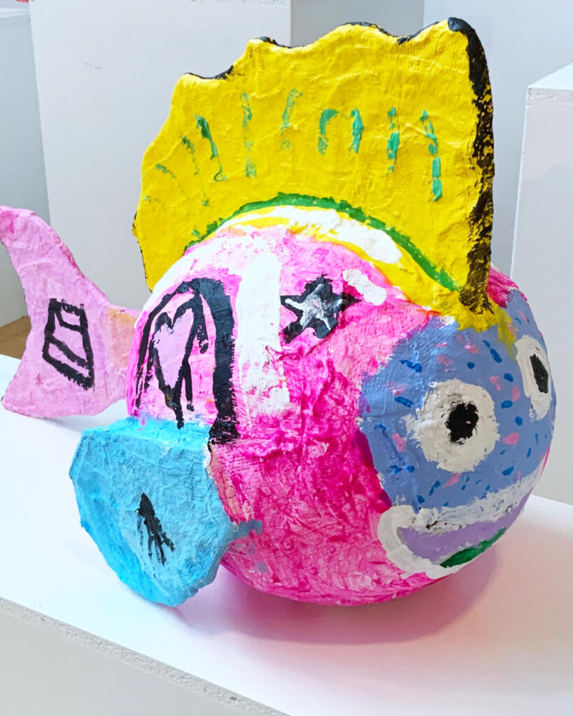 Wasserwelt Fisch-Skulpturen