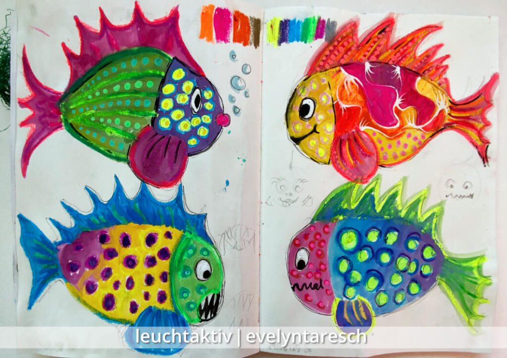 Skizzenbuch Fisch-Colorits